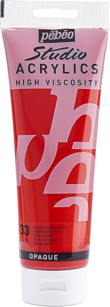 PEBEO ACRYLIC STUDIO HV 100ML RED OCHRE