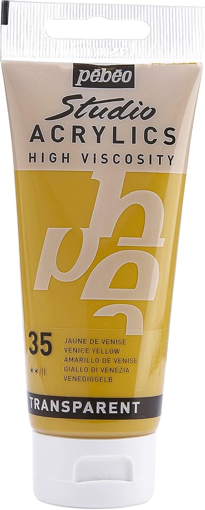 PEBEO ACRYLIC STUDIO HV 100ML VENICE YELLOW