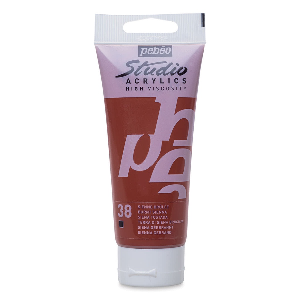 PEBEO ACRYLIC STUDIO HV 100ML BURNT SIENNA