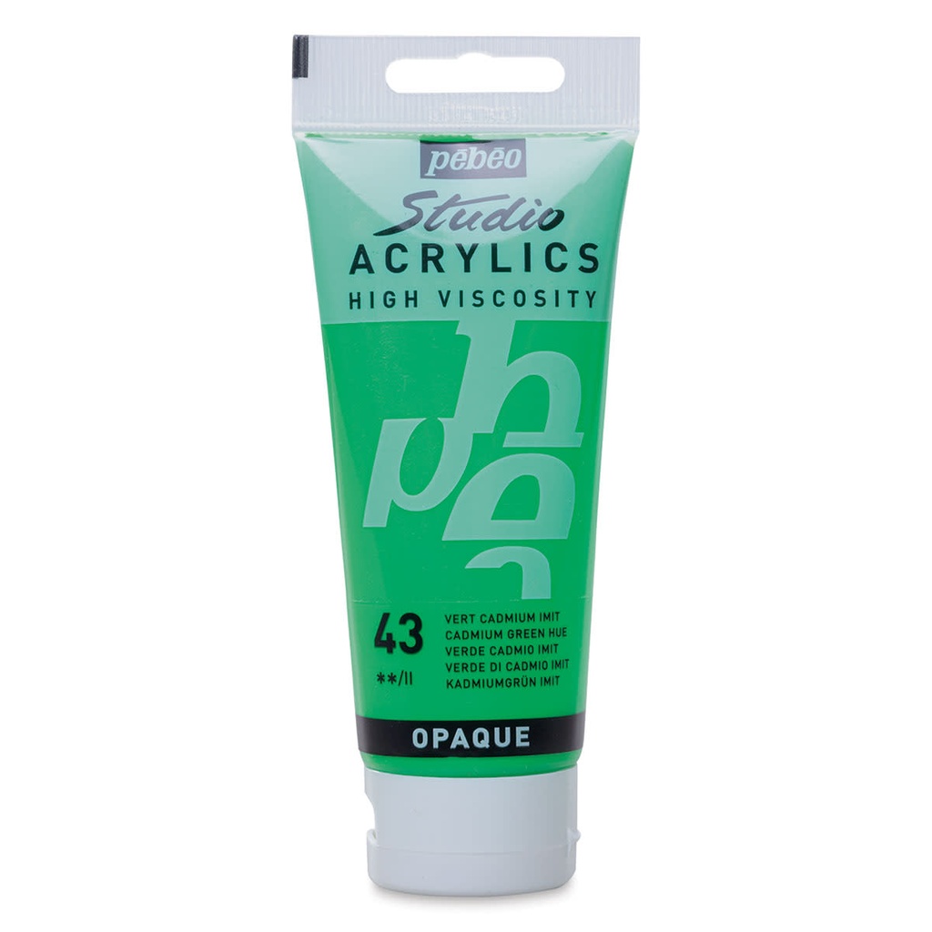PEBEO ACRYLIC STUDIO HV 100ML CADMIUM GREEN HUE