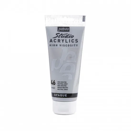 PEBEO STUDIO ACRYLIC 100ML NEUTRAL GREY