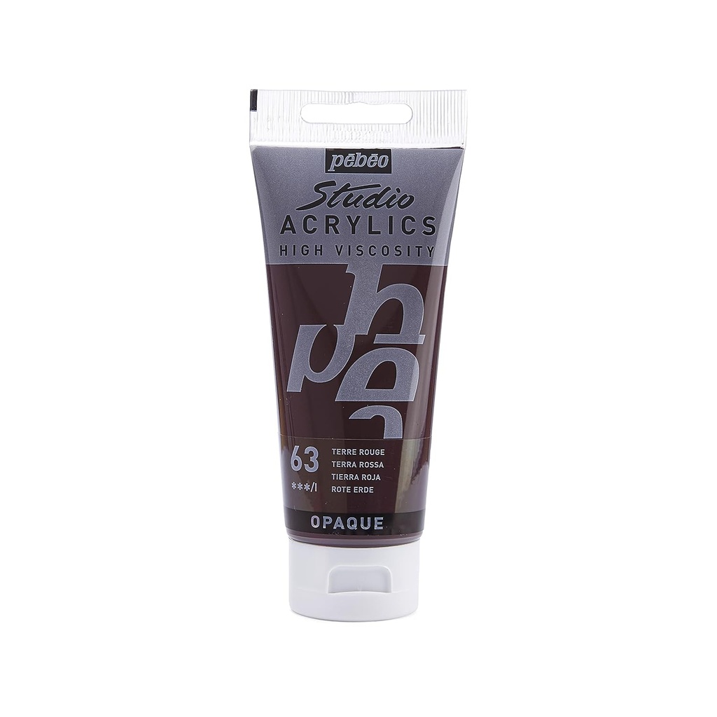 PEBEO ACRYLIC STUDIO HV 100ML TERRA ROSSA