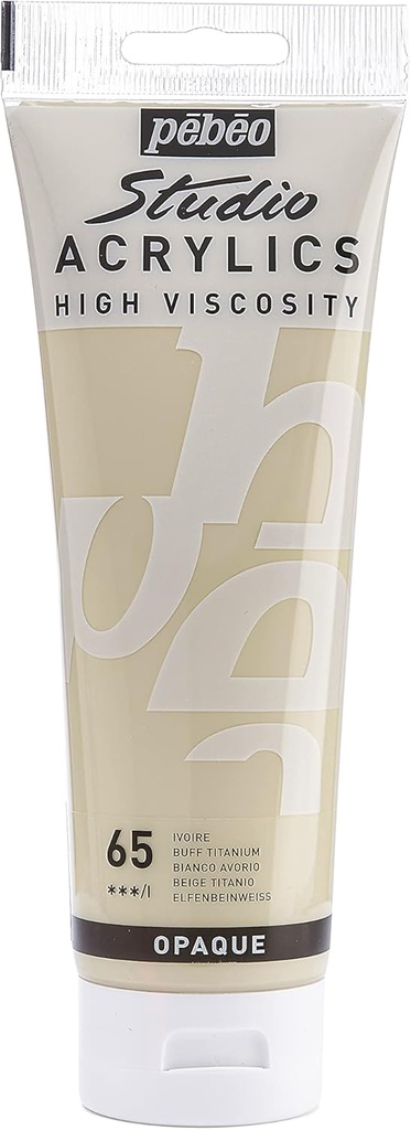 PEBEO ACRYLIC STUDIO HIGH VELOCITY 100ML BUFF TITANIUM