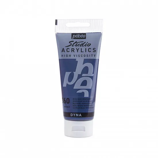 PEBEO ACRYLIC STUDIO HV100ML IRIDESCENT BLUE-BLACK