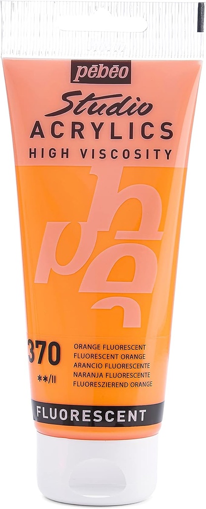 PEBEO STUDIO ACRYLIC 100ML FLUO ORANGE