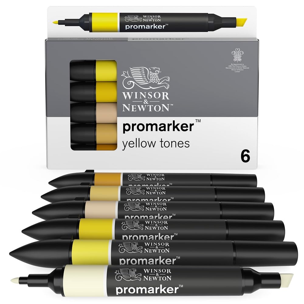 WINSOR & NEWTON PROMARKER 6 YELLOW TONES