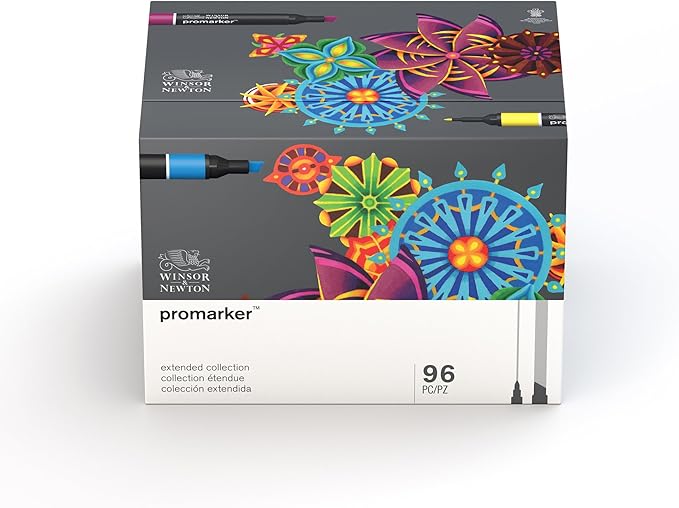 WINSOR & NEWTON PROMARKER 96PC SUPERBIG BOX SET