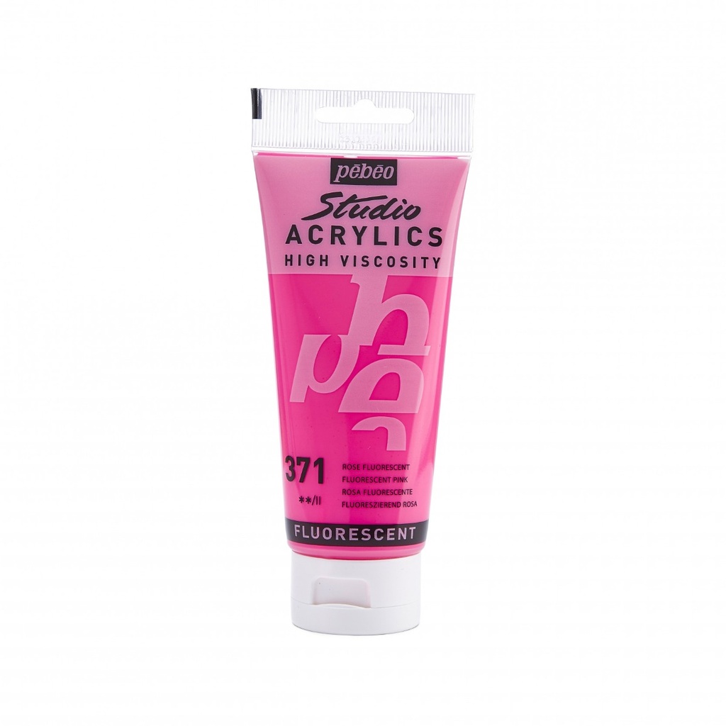 PEBEO ACRYLIC STUDIO HV 100ML FLUO PINK