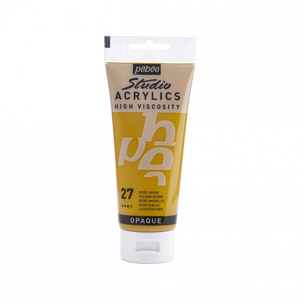 PEBEO STUDIO ACRYLIC HV 100ML YELL OCHRE