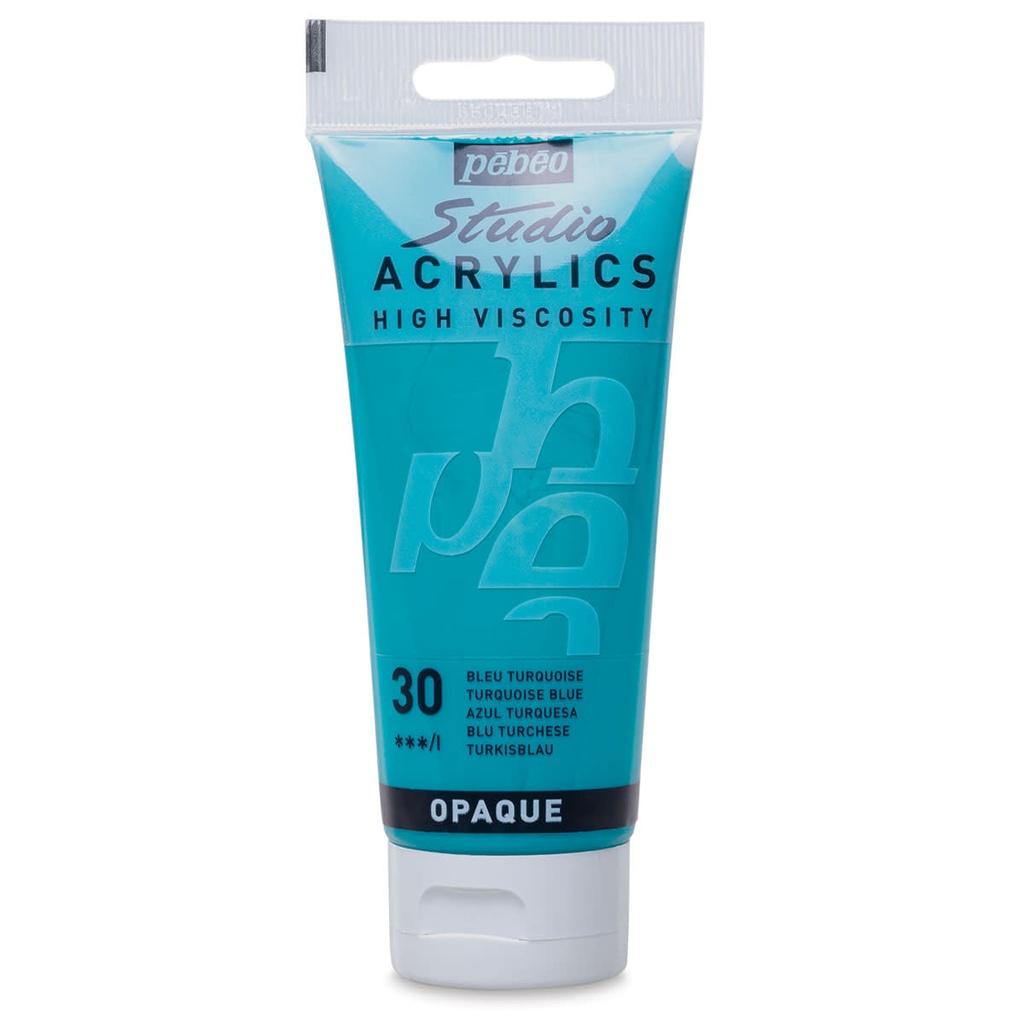 PEBEO STUDIO ACRYLIC HV 100ML TURQ BLUE
