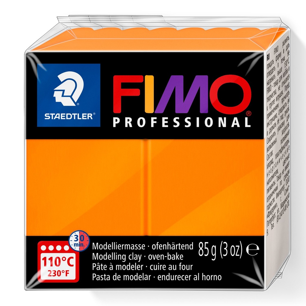STAEDTLER MODELLING CLAY FIMO PROFESIONAL 85G ORANGE 8004-4