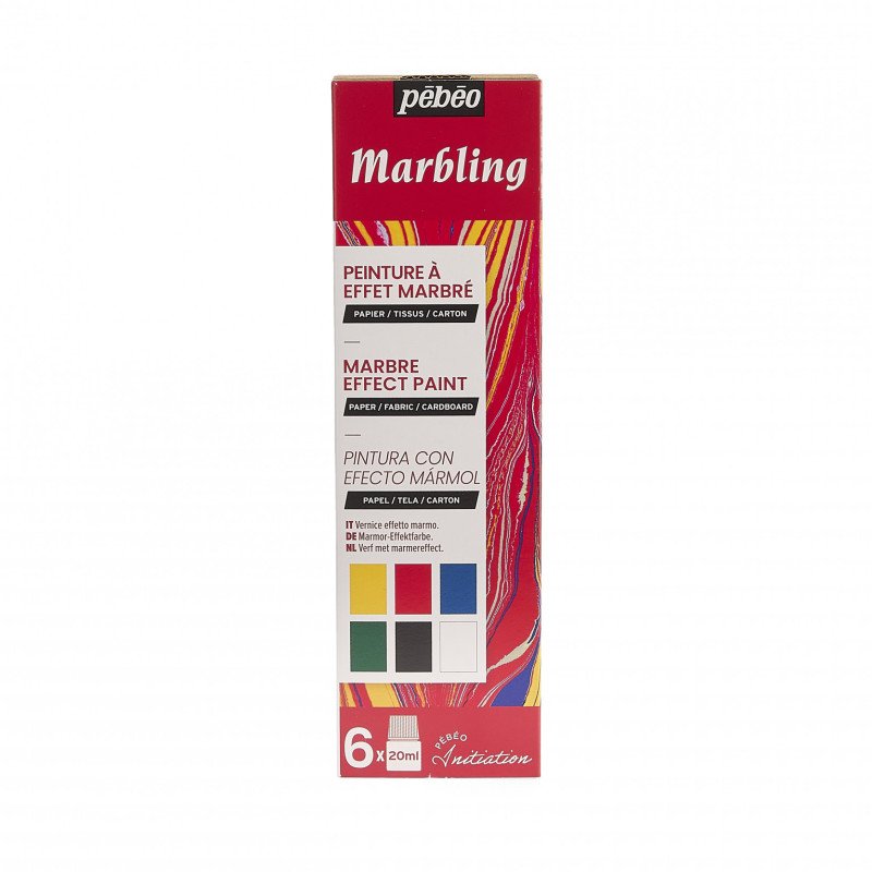 PEBEO INITIA MARBLING SET 6X20ML