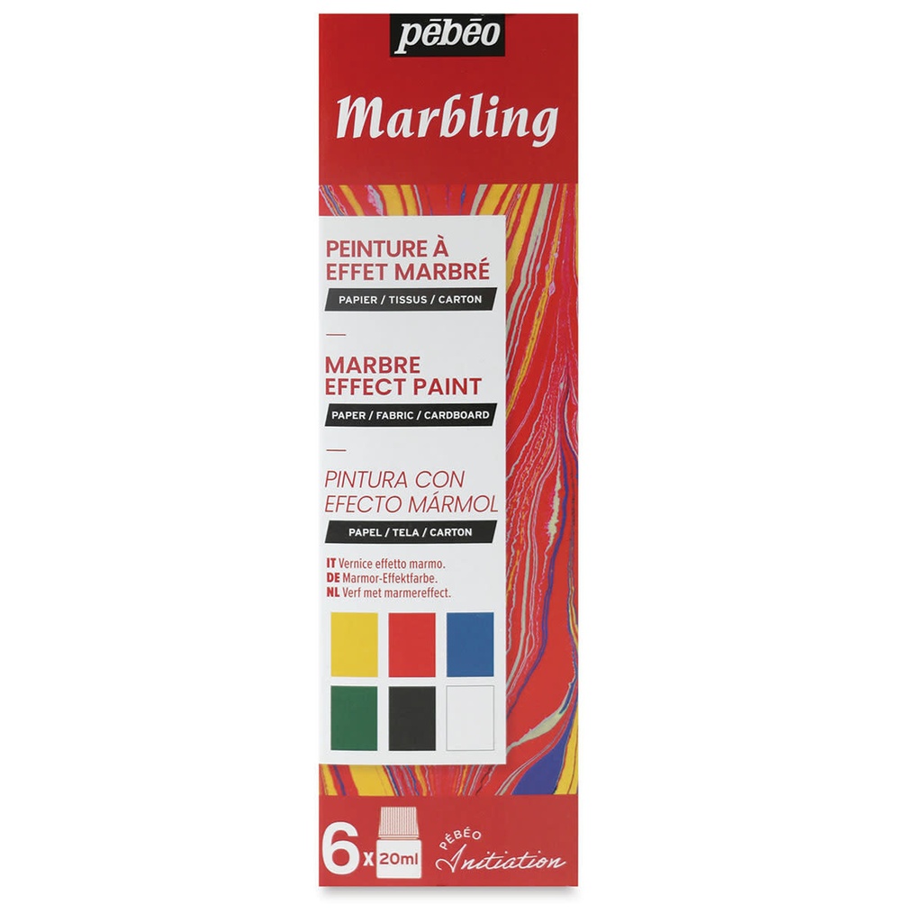 PEBEO INITIA MARBLING SET 6X20ML