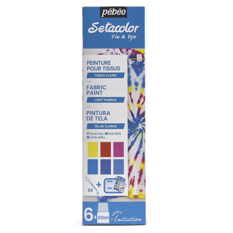 PEBEO SETACOLOR INITIATION SET TIE & DYE 6X20ML