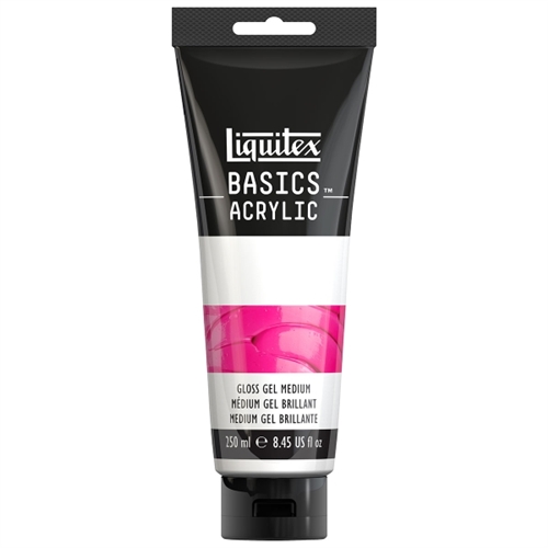 LIQUITEX BASICS ACRYLIC ADDITIVE 250ML TUBE GLOSS GEL MEDIUM