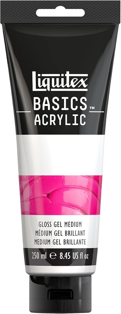 LIQUITEX BASICS ACRYLIC ADDITIVE 250ML TUBE GLOSS GEL MEDIUM