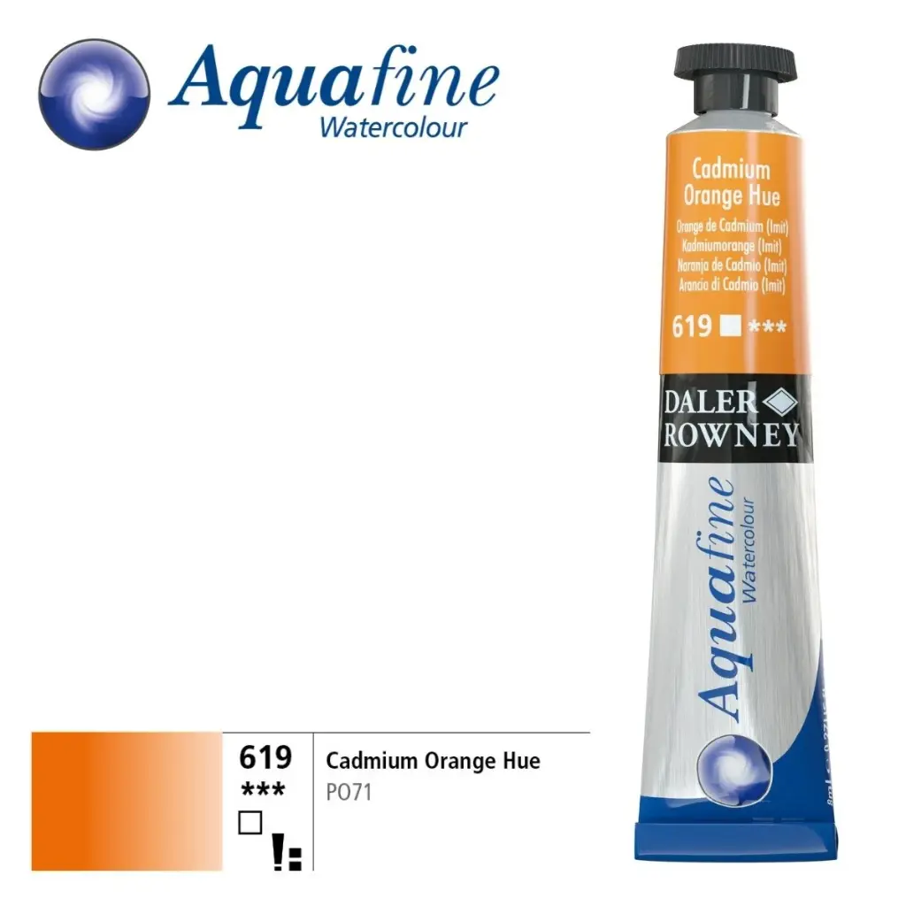 DALER ROWNEY  AQUAFINE WATERCOLOUR 8ML TUBES