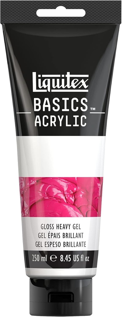 LIQUITEX BASICS ACRYLIC ADDITIVE 250ML TUBE GLOSS HEAVY GEL