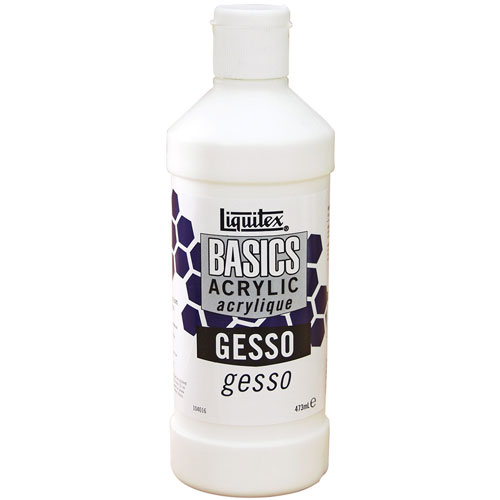 LIQUITEX BASICS ACRYLIC ADDITIVE 16OZ BTL GESSO ROW