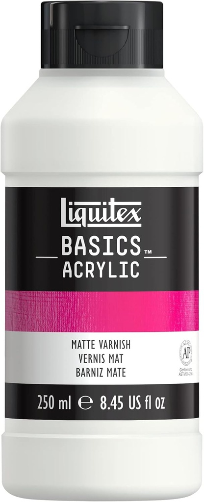 LIQUITEX BASICS ACRYLIC ADDITIVE 250ML BTL VARNISH MATTE ROW