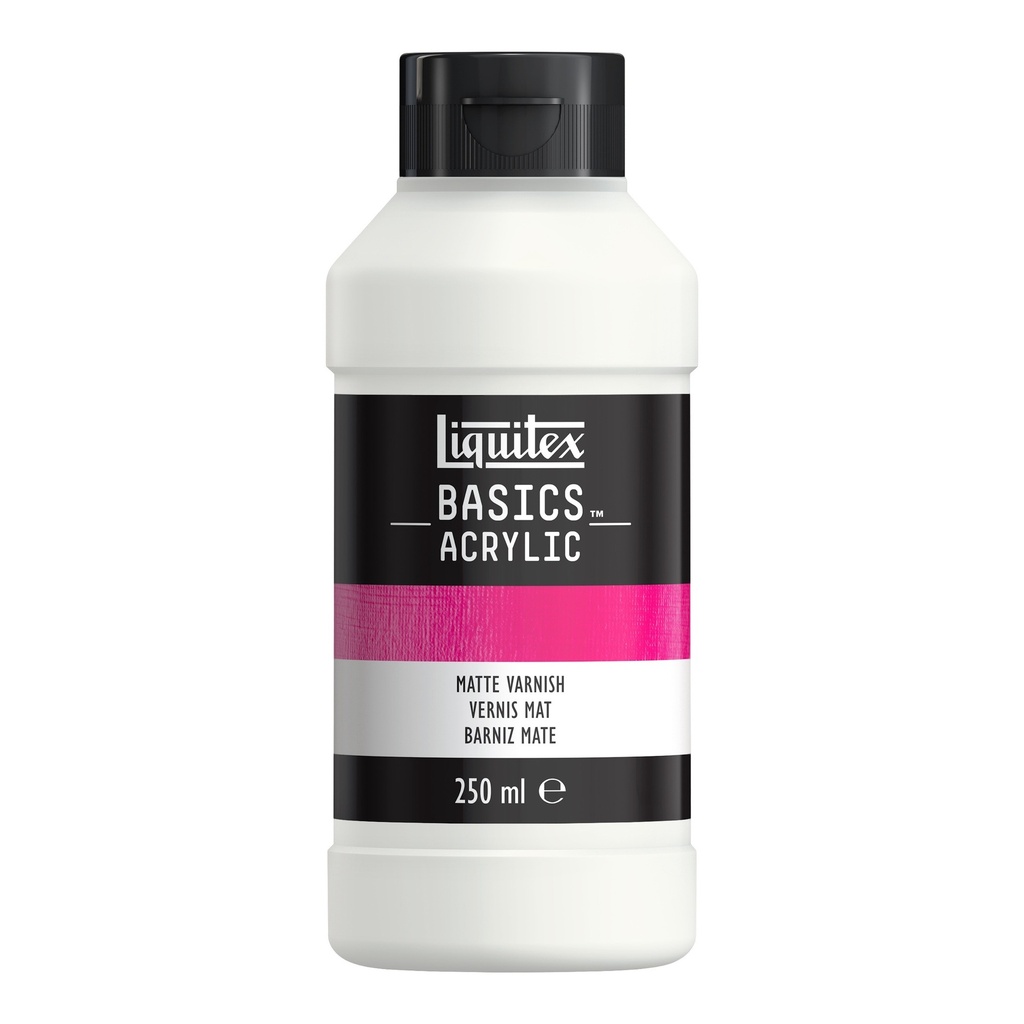 LIQUITEX BASICS ACRYLIC ADDITIVE 250ML BTL VARNISH MATTE ROW