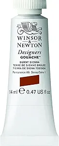 WINSOR & NEWTON DESIGNERS GOUACHE 14ML TUBE BURNT SIENNA