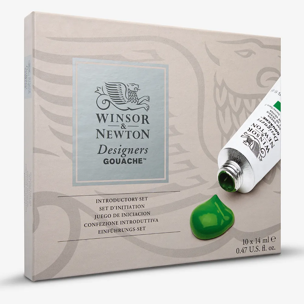 WINSOR & NEWTON DESIGNERS GOUACHE INTRODUCTORY SET 10X14ML