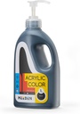 Meeden Black Acrylic Paint: 1L /33.8 oz