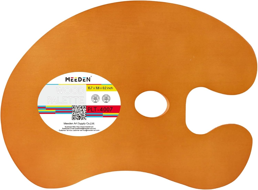 MEEDEN Oil Finished Wooden Palette 15.7"x11.8"