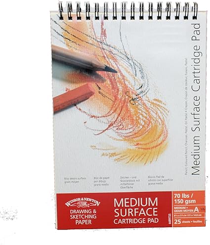 WINSOR & NEWTON MEDIUM CARTRIDGE SPIRAL 150 A3