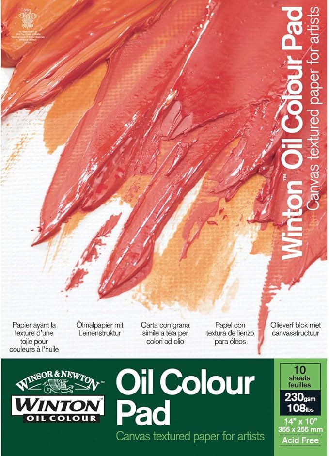 WINSOR & NEWTON WINTON OIL PAD 12 X 9 INCH