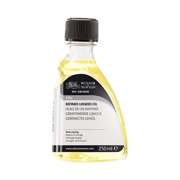 WINSOR & NEWTON OIL ADDITIVE 250ML BTL LINSEED OIL REFINED V1