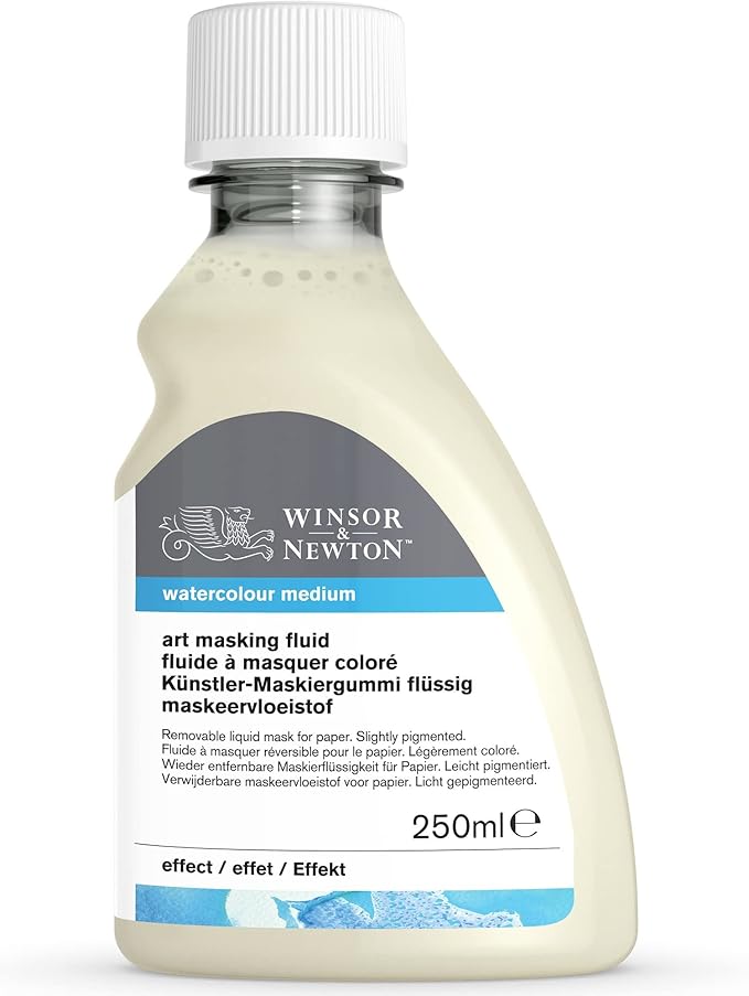 WINSOR & NEWTON WATERCOLOUR ADDITIVE 250ML BTL ART MASKING FLUID V1