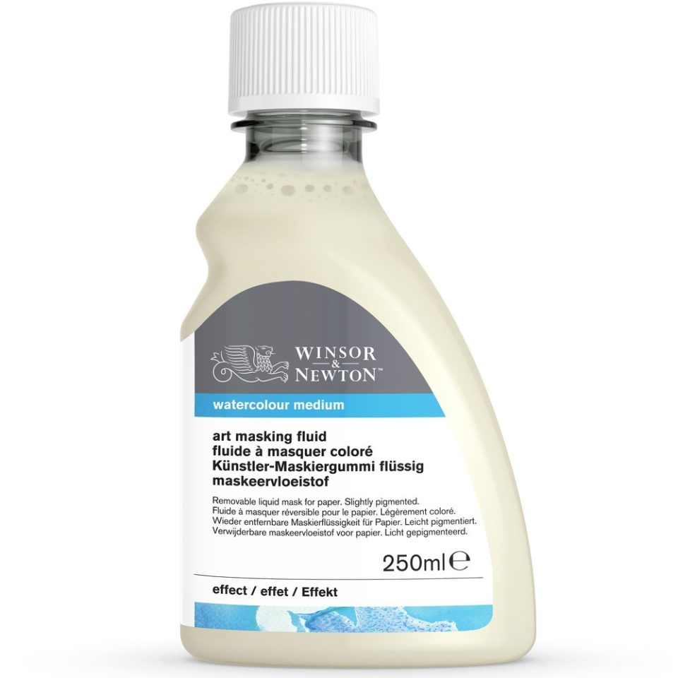 WINSOR & NEWTON WATERCOLOUR ADDITIVE 250ML BTL ART MASKING FLUID V1