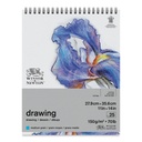 WINSOR & NEWTON DRAWING PADW MEDIUM 150 27.9x35.6 CM 25S