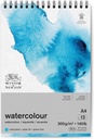 WINSOR & NEWTON WATERCOLOUR PADW COLD 300 A4P 12S