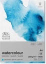 WINSOR & NEWTON WATERCOLOUR PAD COLD 300 A4 12S