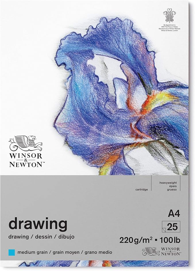 WINSOR & NEWTON DRAWING PAD MEDIUM 220 A4 25S