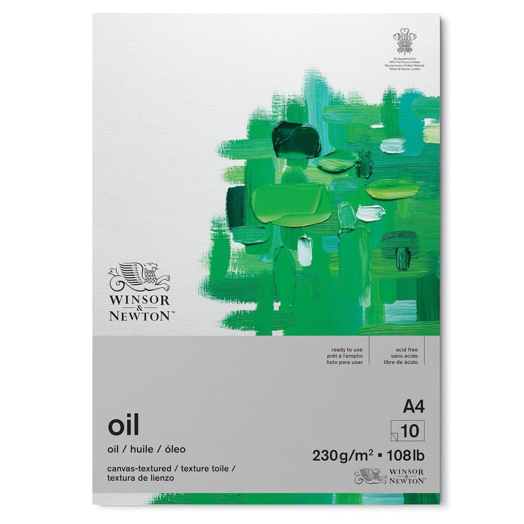 WINSOR & NEWTON OIL PAD 230 A4 10S