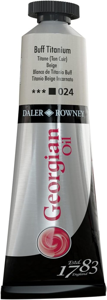 DALER ROWNEY GEORGIAN 38ML BUFF TITANIUM
