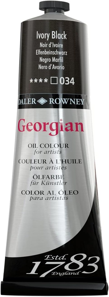 DALER ROWNEY GEORGIAN 38ML IVORY BLACK