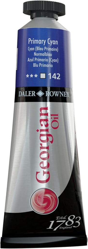 DALER ROWNEY GEORGIAN 38ML PRIMARY CYAN