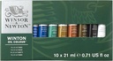 WINSOR & NEWTON WINTON OIL COLOUR TUBE SET 10X21ML ROW