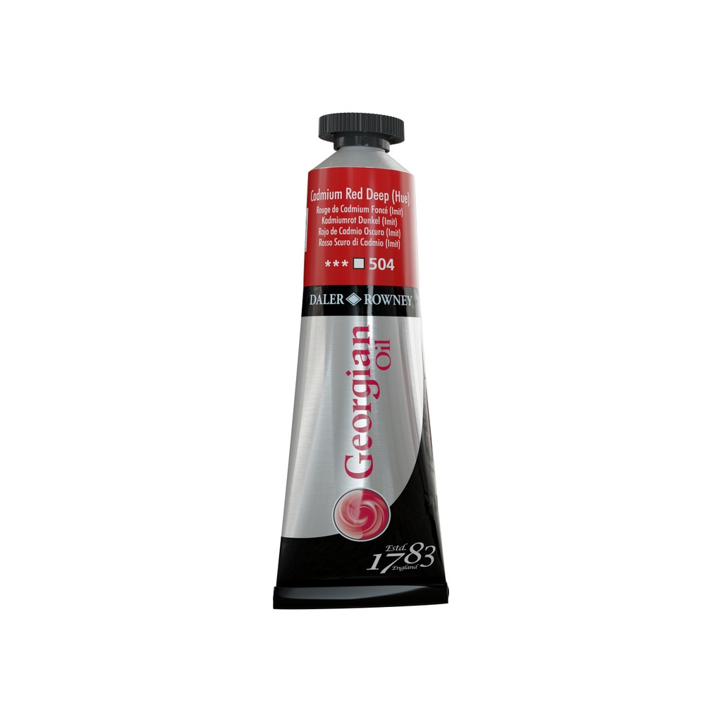 DALER ROWNEY GEORGIAN 38ML CADMIUM RED DEEP HUE