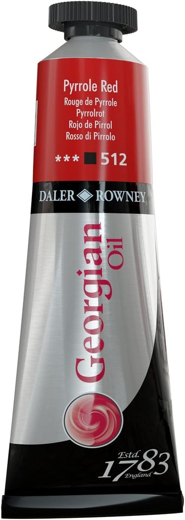 DALER ROWNEY GEORGIAN 38ML PYRROLE RED