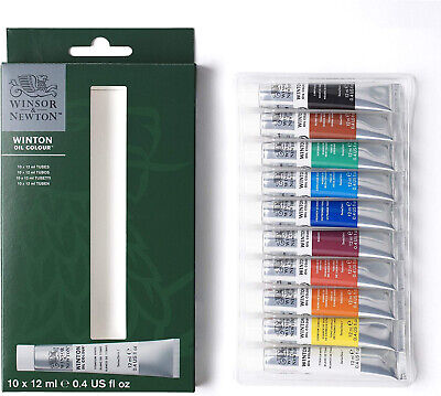 WINSOR & NEWTON WINTON OIL COLOUR 10X12ML ACCESS SET ROW