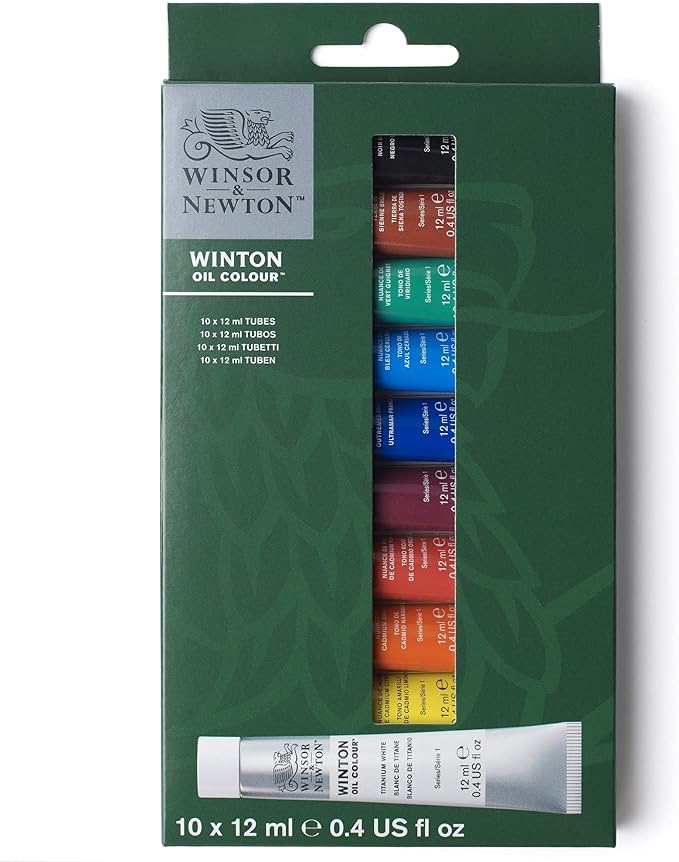 WINSOR & NEWTON WINTON OIL COLOUR 10X12ML ACCESS SET ROW