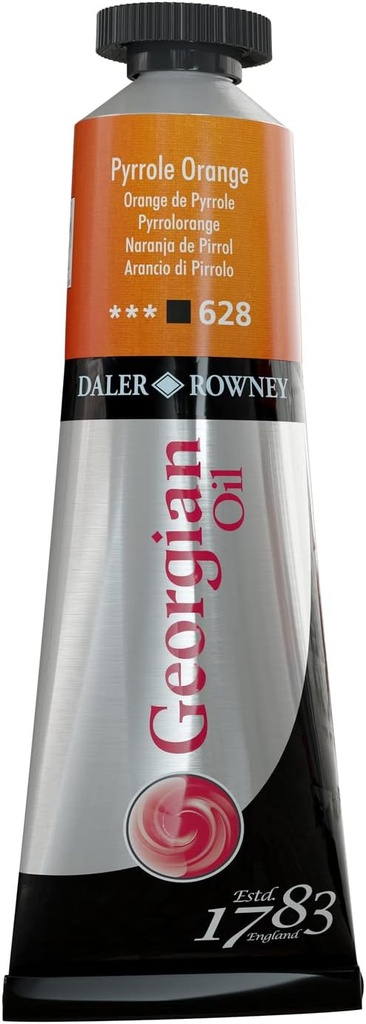 DALER ROWNEY GEORGIAN 38ML PYRROLE ORANGE