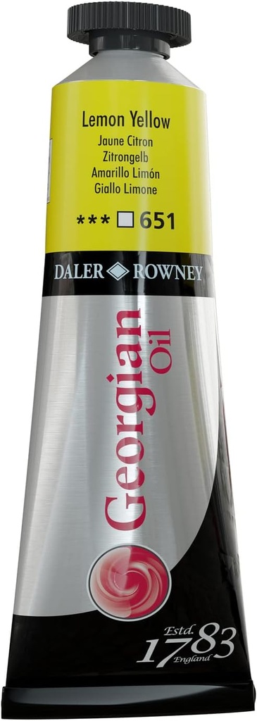 DALER ROWNEY GEORGIAN 38ML LEMON YELLOW