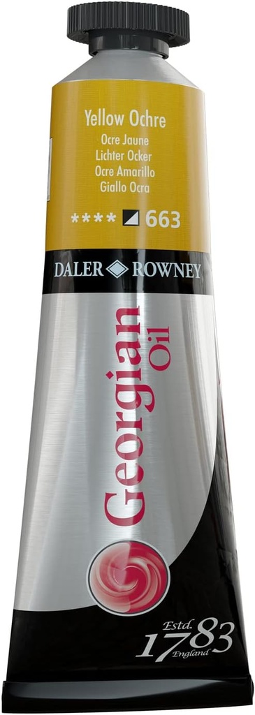 DALER ROWNEY GEORGIAN 38ML YELLOW OCHRE